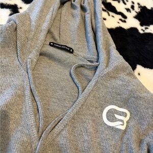 Cyclebar Gray Long Sleeve Top
